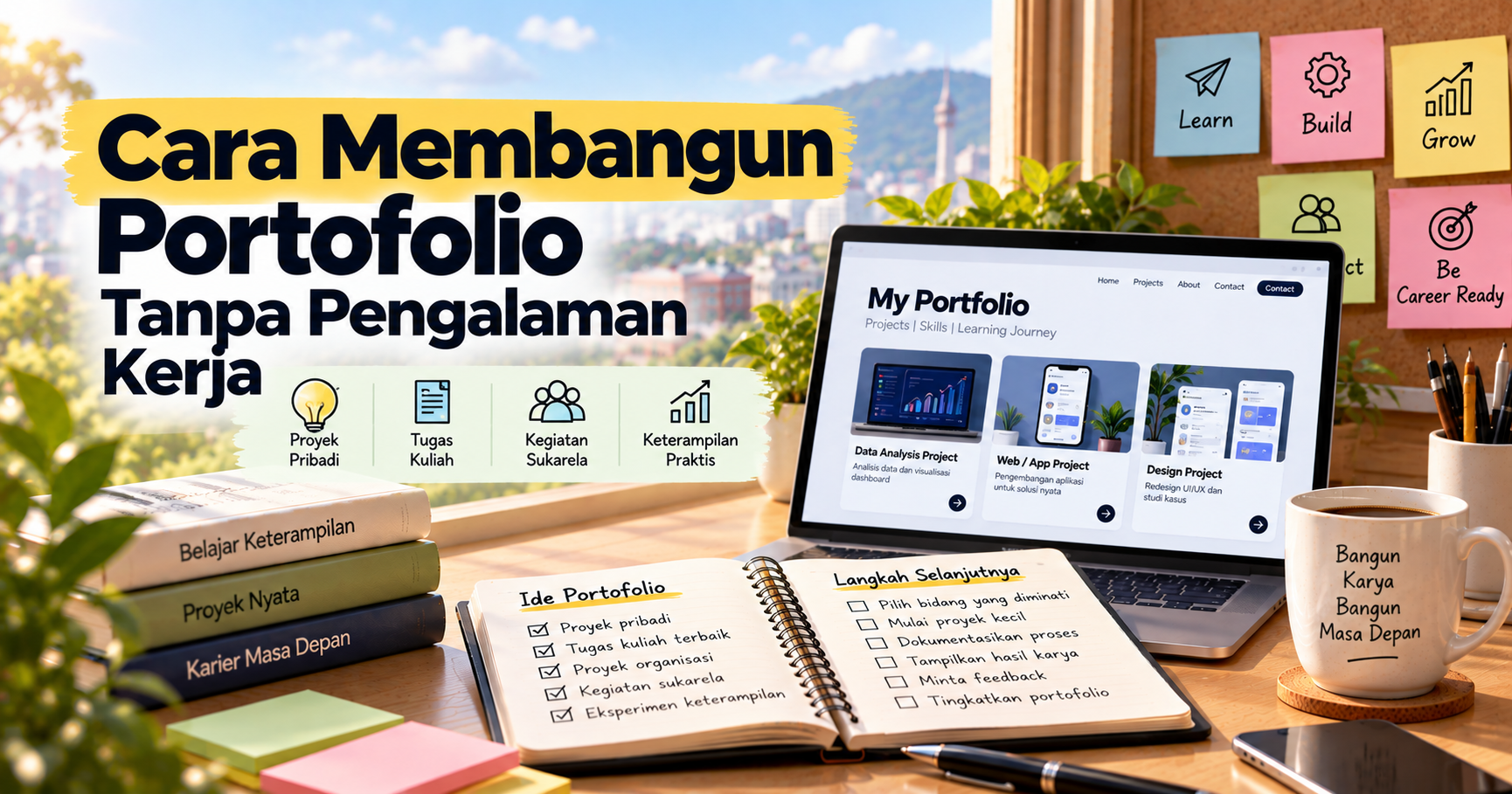 Cara Membangun Portofolio Tanpa Pengalaman Kerja