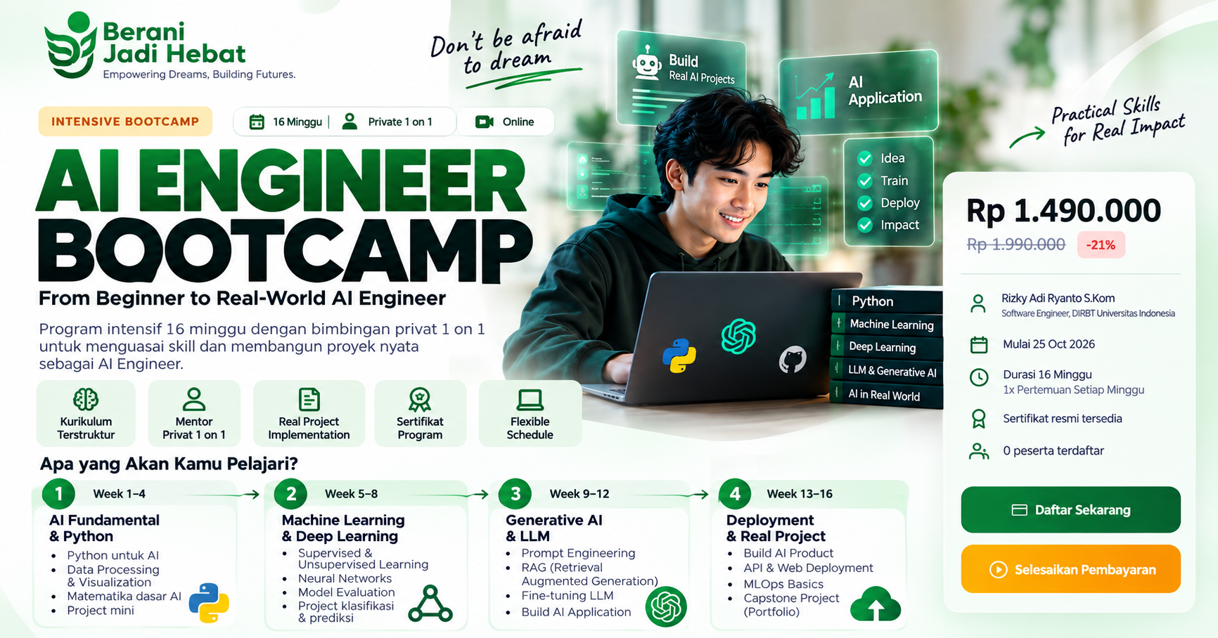 AI Engineer Bootcamp: From Beginner to Real-World AI Engineer