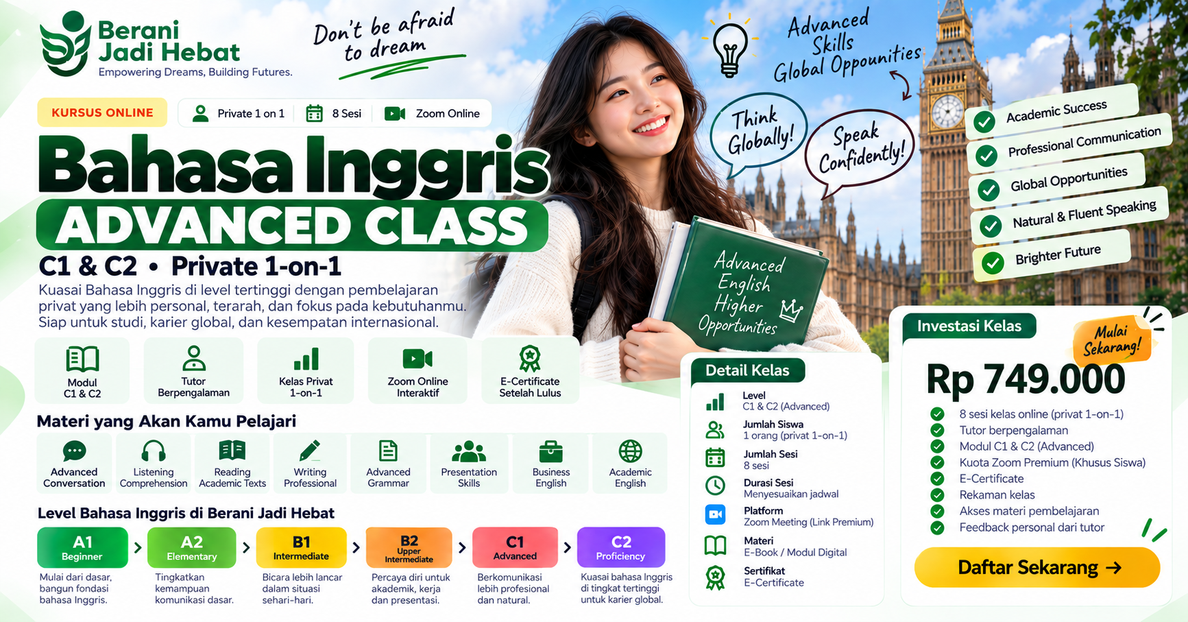 English Private Advanced Class — C1 & C2
