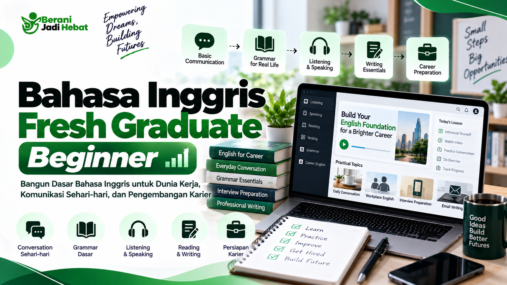 Bahasa Inggris Fresh Graduate — Beginner